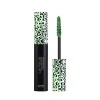 Mascara coloré pour la maquillage des yeux, étanche longue durée durable Mascara durable de 5 couleurs Vert bleu violet Café 