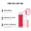 Lèvres Longue Tenue Huile à lèvres aux fruits changeante chaude visage eau brillant à lèvres glaçure hydratante hydratante et