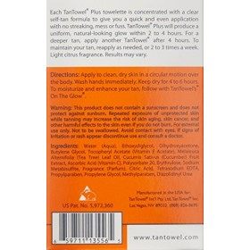 Tantowel Plus - Half Body 10 Pk/Box by Tan Towel