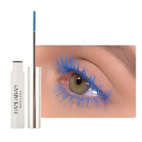 Mascara coloré pour la maquillage des yeux durable, 12 coloré imperméable brosse fine brosse du mascara Sweat Sweat Long Lash