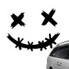 Sticker voiture sourire - Décalcomanies imperméables de visage de sourire pour des voitures décoratives,Autocollants pour cas