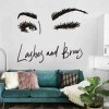 Décoration murale de cils pour salon de beauté - Extensions murales - Sourcils - Art Eye Home Design Accessoires pour chambre
