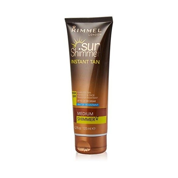 Sunshimmer Water Resistant Instant Tan Wash Off Shimmer - Medium