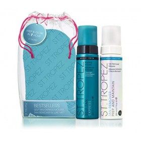 St. Tropez Faux bronzage, kit best-sellers autobronzant, cadeau de beauté pour elle avec mousse de bronzage express pleine gr