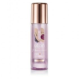utan x Jamie Genevieve Tanning Water | Gradual Face Tan Mist | with organic tan, cannabis extract | Antibacterial Scottish La