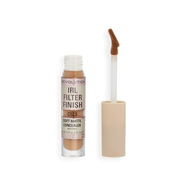 Makeup Revolution, Correcteur de teint IRL, couvrance moyenne à complète, C12.5, 6g