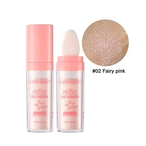 Surligneur Bâton Fée Bâton Surligneur Poudre Paillettes Poudre Libre Pinceau Bâton Contouring Poudre Shimming Poudre Maquilla