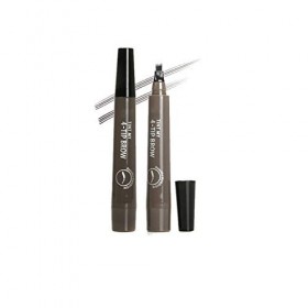 Crayon À Sourcils, Eyebrow Tattoo Pen, Crayon Tatouage, 4 Points Eyebrow Pen, 5 Coloration des Sourcils avec des Conseils Imp