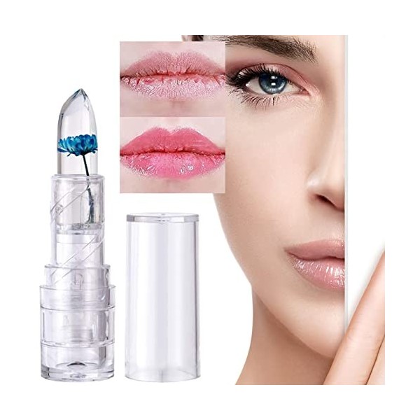 Flower Moisturizing Lipstick Hydratant Lipstick Jelly Flower Lipstick Baume à lèvres Hydratant Hydratant Dry Cracking Soin de