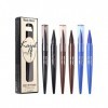 Eyeliner brillant - Nouveau stylo/maquillage - Gel coloré - Noir - 2 ml - Imperméabilisant rapidement - Anti-taches - Séchage