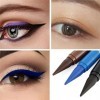 Eyeliner brillant - Nouveau stylo/maquillage - Gel coloré - Noir - 2 ml - Imperméabilisant rapidement - Anti-taches - Séchage