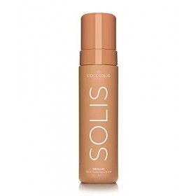 COCOSOLIS SOLIS Medium autobronzant foncée visage et corps, mousse pour un bronzage riche, naturel et longue durée, au DHA vé