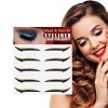 Stick On Glitter Eyeliner Bandes - Pochoir Eyeliner Auto-Adhésif Instantané Sparkle 5 Paires | Outil deyeliner dautocollant