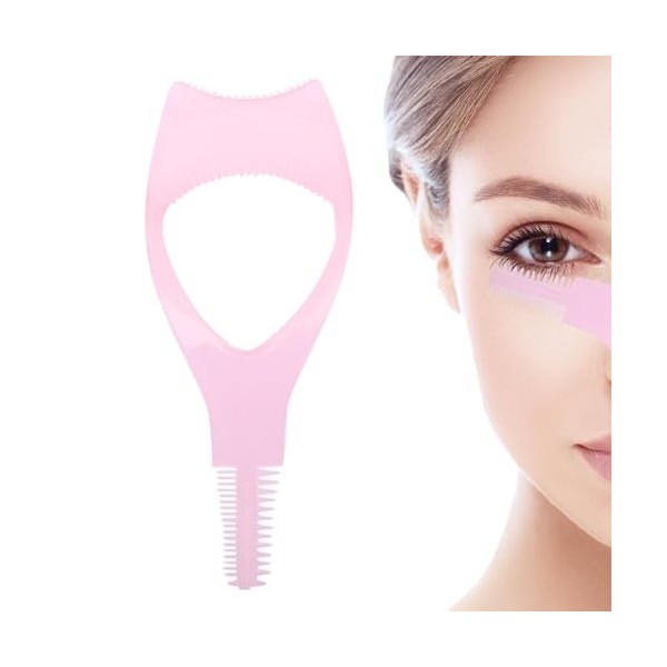 Applicateur De Bouclier De Mascara Brosse À Cils 3 En 1 Mascara Shield Guard Pinceaux Pour Pochoirs À Cils Outils Pour Cils P