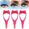 Protecteur applicateur de mascara – Outils 3 en 1 pour application de mascara, outil de protection pour cils supérieurs et in