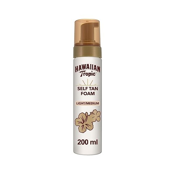 HAWAIIAN Tropic Mousse Autobronzante Clair à Medium 200 ml