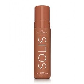 COCOSOLIS SOLIS Dark autobronzant foncée visage et corps, mousse pour un bronzage riche, naturel et longue durée, au DHA végé