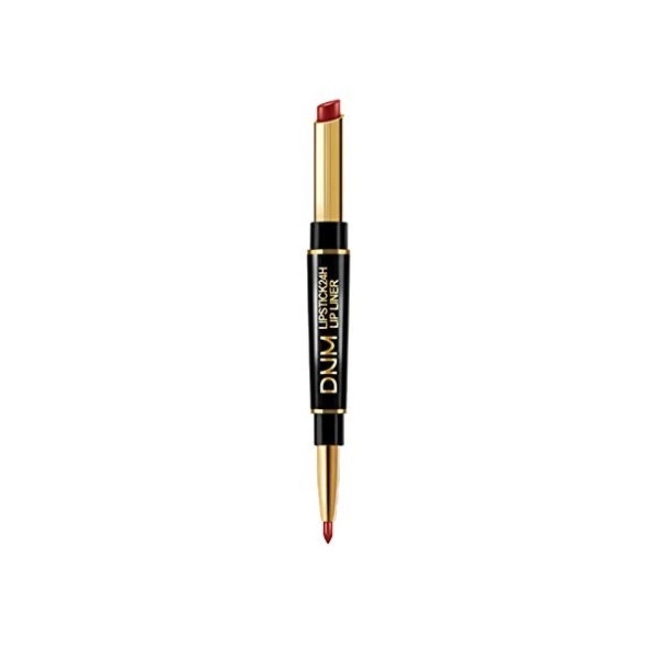 Paillettes Rouge à Lèvres Bio Doubleend Durable Crayon à Lèvres Imperméable à Lèvres 12 Couleurs Sec Rouge à Lèvres E,