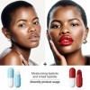 Richolyn Lip Pills Rouge à lèvres | Rouge à lèvres en Forme Mini Pilule,Mini Rouges à lèvres 24 Heures, Mini Rouge à lèvres V