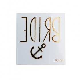 AUklOPVZZ Tatouages Mode Golden Sticker Bachelorettes Pratique Confortable Body Art Décorations De Mariage Large Application,