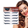 Autocollants pour les yeux scintillants - Pochoir Eyeliner Auto-Adhésif Instantané Sparkle 5 Paires - Autocollants deyeliner