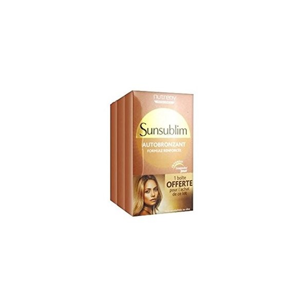 Nutreov Sunsublim Autobronzant Lot de 3 x 28 Capsules