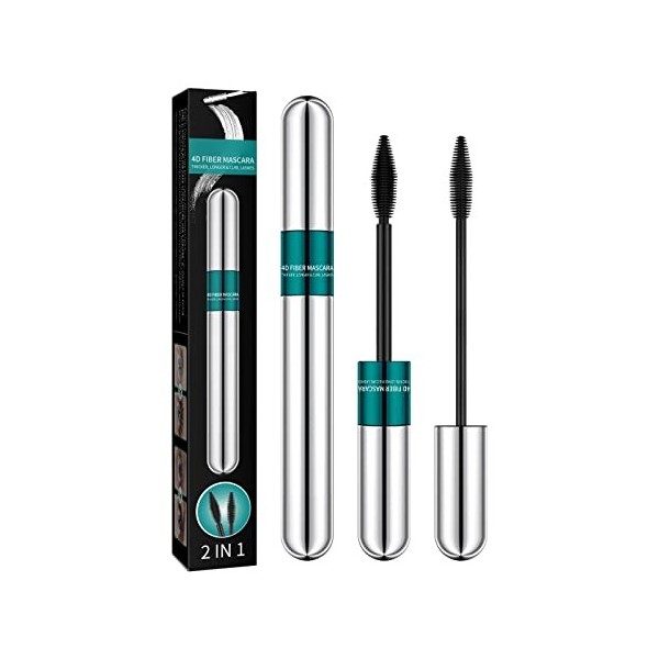 Mascara Bundle Mascara Mascara 2 en 1 avec extension et volume imperméables et durables Mascara à double action définit le vo