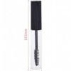 Aeljinh Aeljinh Tube de mascara vide transparent avec insert en caoutchouc et entonnoir pour huile de ricin 10 ml