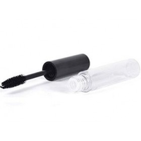 Aeljinh Aeljinh Tube de mascara vide transparent avec insert en caoutchouc et entonnoir pour huile de ricin 10 ml