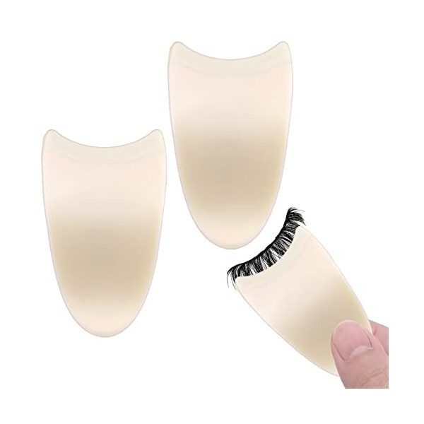 Molain 2 PCS Lash Clip Applicator, Faux cils applicateur outil pour porter les cils pour les faux cils débutants Easy Lash To