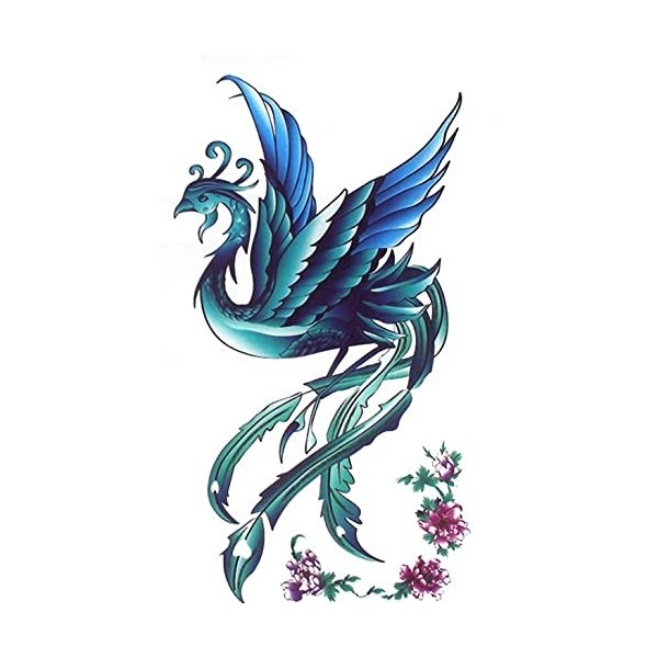 beyond Tatouage Phoenix TBS8103 - Faux tatouage - Oiseau