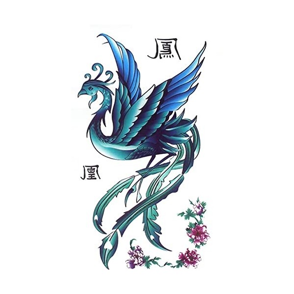 beyond Tatouage Phoenix TBS8103 - Faux tatouage - Oiseau