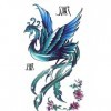 beyond Tatouage Phoenix TBS8103 - Faux tatouage - Oiseau