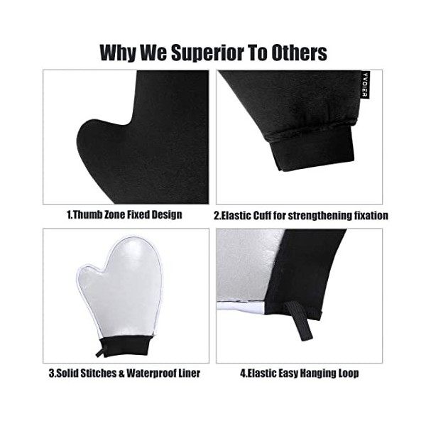 Gant autobronzant et applicateur de lotion pour le dos, gant applicateur autobronzant gant autobronzant corps gant pour autob