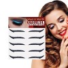 Autocollant Eyeliner Paillettes - Pochoir Eyeliner Auto-Adhésif Instantané Sparkle 5 Paires - Outil deyeliner dautocollant,