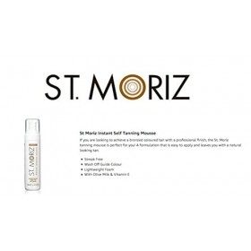 St. Moriz Mousse Autobronzante Instantanée Mousse moyenne 200ml & 1 St. Moriz Mitaines Bronzantes Applicatrices