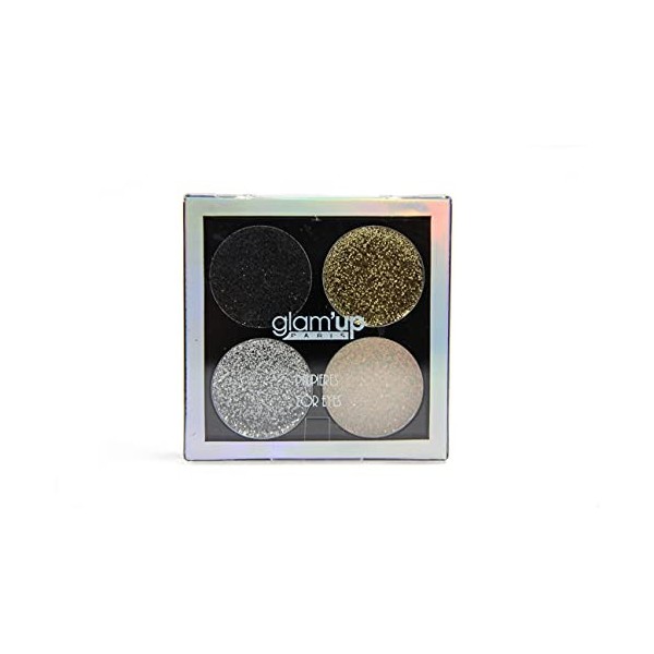 Glam’Up Paris - Ombre à Paupières et Sourcils - Palette de Maquillage 2 en 1 - Texture Velouté - Couleur Intense - Finition D...