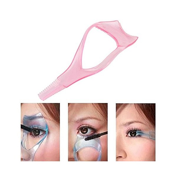 Sunydog-Cils Carte Cosmétique Mascara Bouclier Applicateur Eye Lash Helper Guide Cils Comb Assistant Accessoires Maquillage A