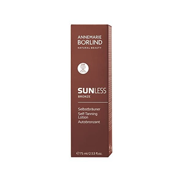 AnneMarie Börlind Sunless Bronze Unisexe, Lotion autobronzante, 1 x 75 ml 