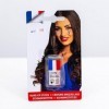 Maquillage Tricolore Bleu Blanc Rouge en Stick pour Supporter de léquipe de France - Très simple Utilisation, Idéal pour Sup