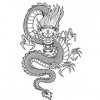Faux tatouages au motif dragon TBS8381