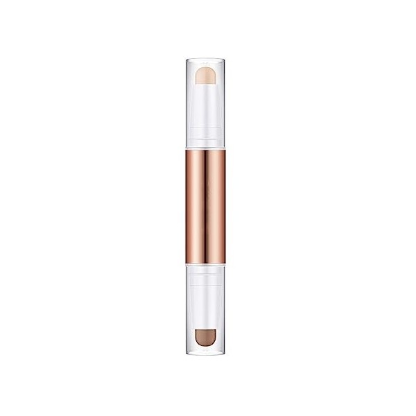 osiuujkw Maquillage du visage Double tête Stick Surligneur Éclaircissant Contouring Cosmétiques Accessoires Professionnel Déb