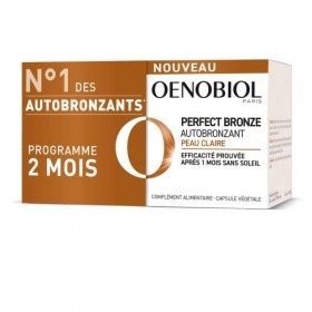 Oenobiol Perfect Bronze Autobronzant Peau Claire - Efficace Dès Le 1Er Mois Sans Soleil - Concentration De 5 Pigments 100% D
