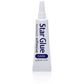 Star Glue Eyelash Adhesive 7g Net Wt .1/4oz Dark by STAR GLUE