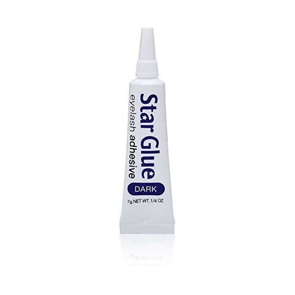 Star Glue Eyelash Adhesive 7g Net Wt .1/4oz Dark by STAR GLUE