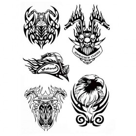 Tatouage moto rocker tatouage homme tatouage haut bras tatouage autocollant temporaire tatouage jetable tatouage J-506