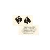 2 x Beta-Boy Spade Tatouage - Lettres en Noir - Tatouage temporaire Sexy fétiche 2 