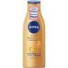 NIVEA Lotion pour le corps raffermissante + bronzante Q10 200 ml , soin pour un bronzage doux avec un parfum frais dété, ra