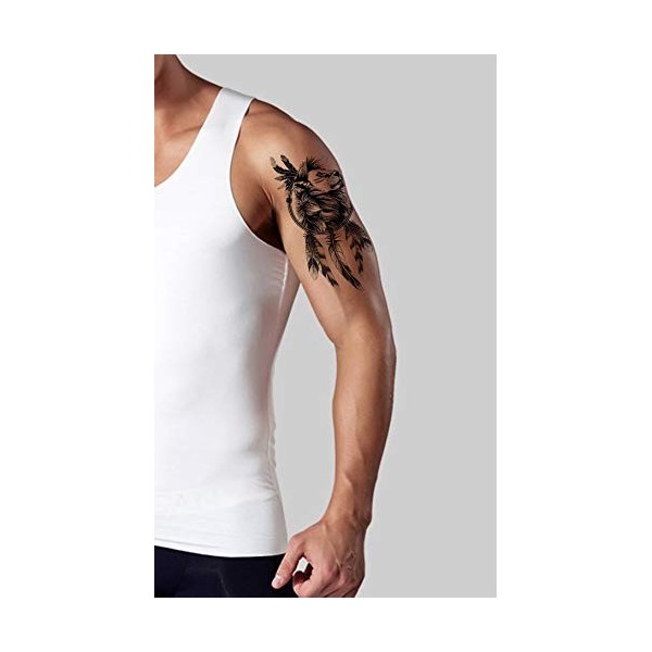 Löwen XQB248 Tatouage attrape-rêves pour tatouage de tatouage