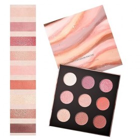 Palette de maquillage fard à paupières | Palette de fard à paupières maquillage mat - 9 couleurs couleurs maquillage ombres à